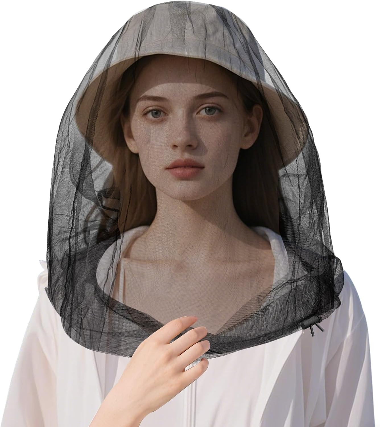 Oversized Mosquito Net 42 X 25 Inches Ultra Large Mosquito Head Net Face Neck