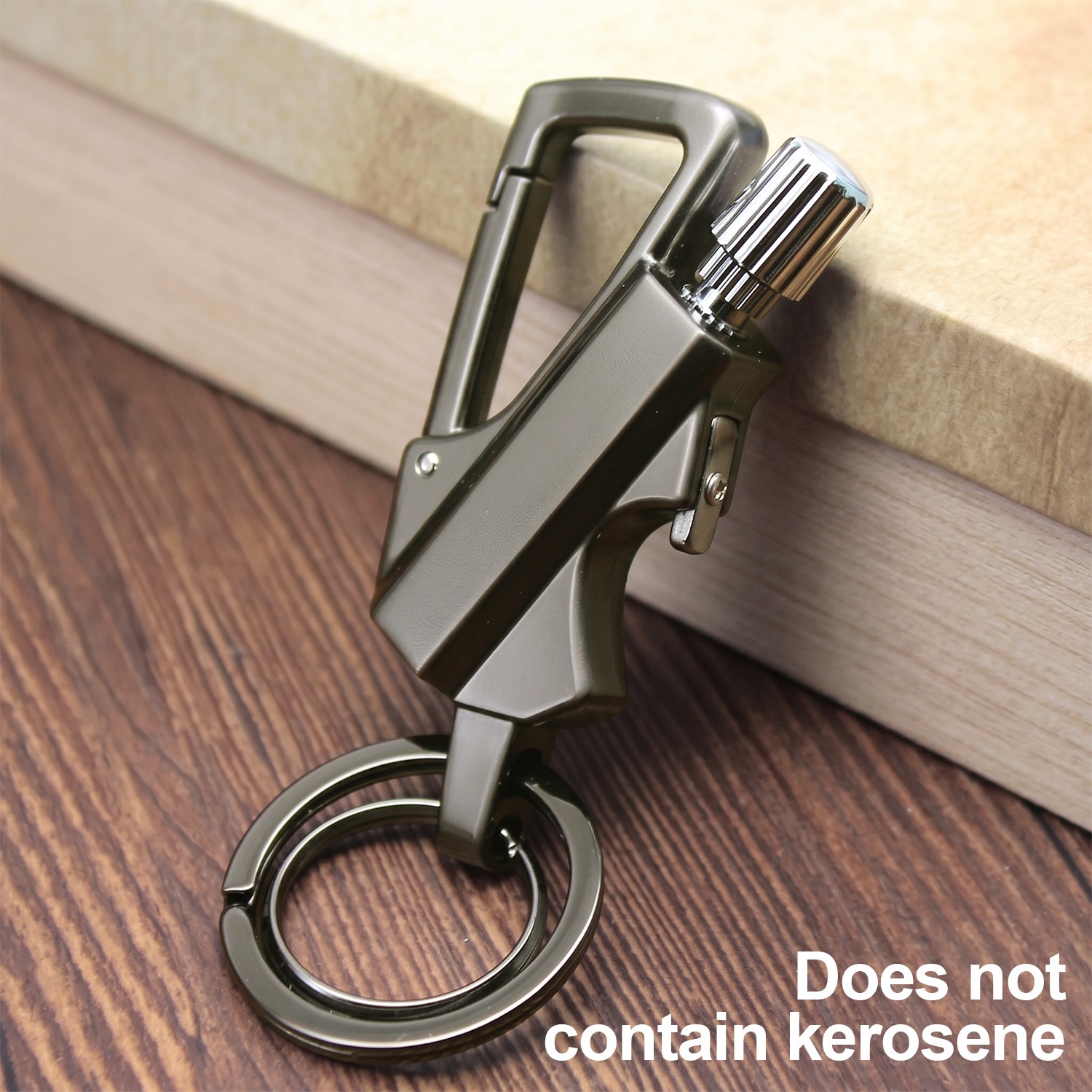 Permanent Match Infinity Lighter w/ Multitool Keychain 2 in 1 Lighter Pipe Metal