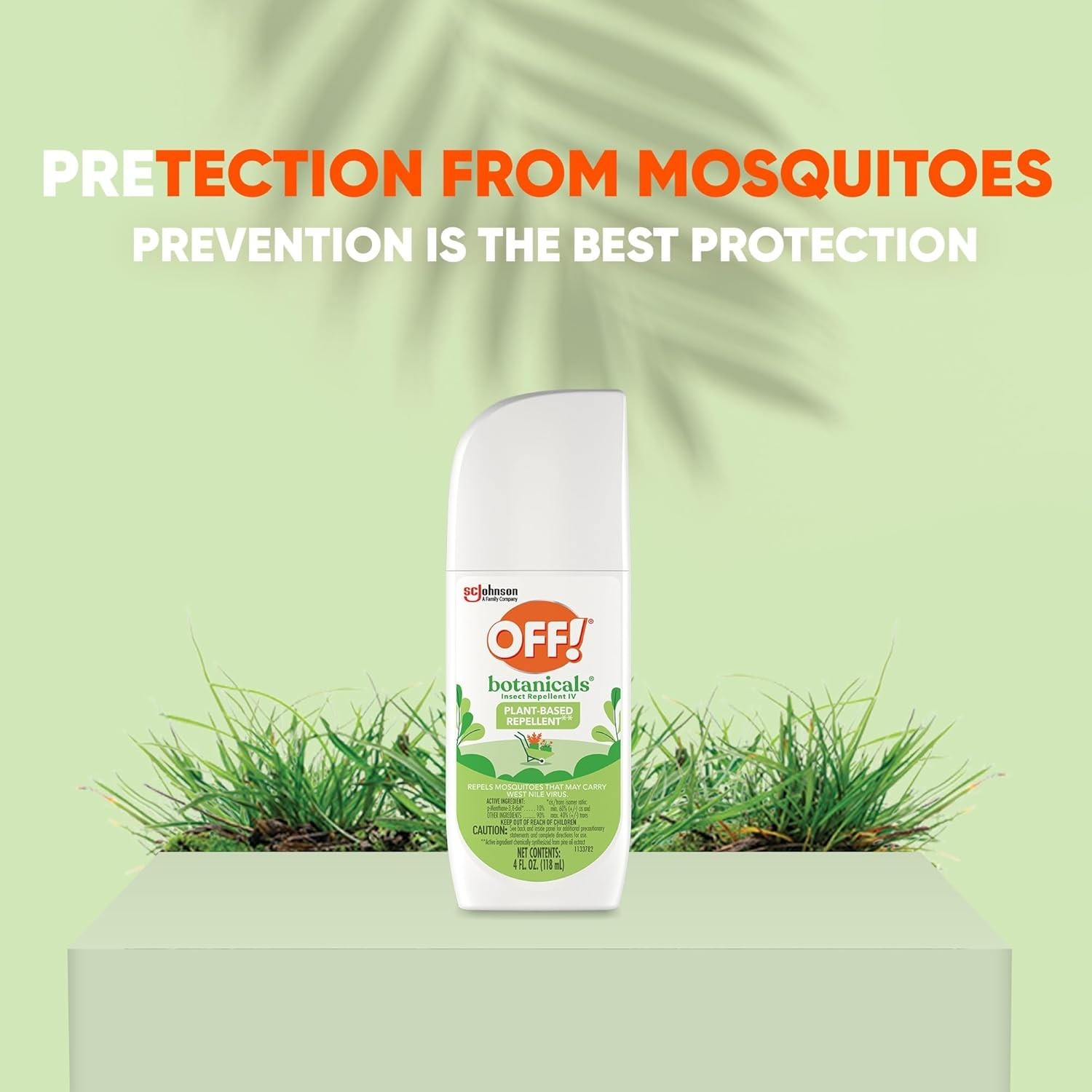 OFF! Botanicals Insect Repellent, Bug Spray & Mosquito Repellent, 4 Oz | insect-