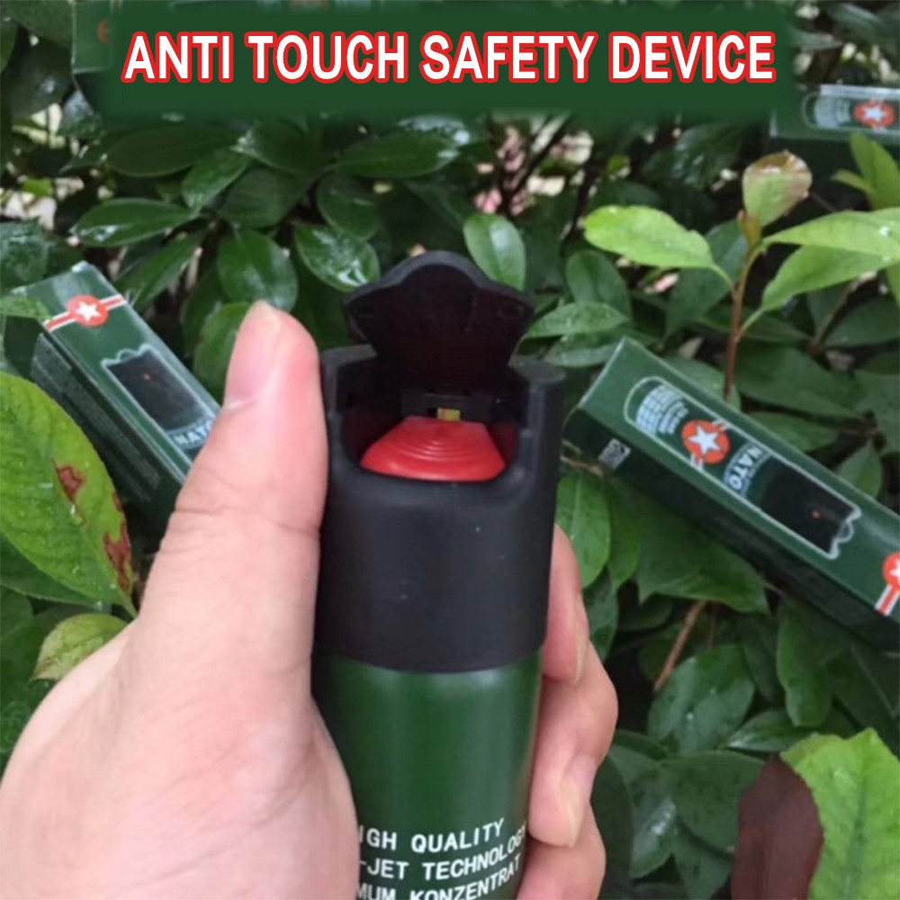 1/4/5 Pack Pepper Stream Spray 3.7 oz. Safety Lock Defense Security Protection
