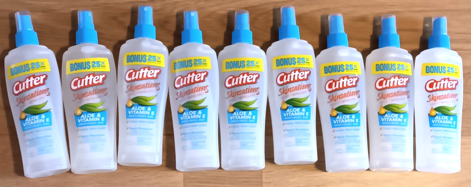 Cutter Skinsations Insect Mosquito Repellent Spray Lot Clean Fresh Scent 7.5 oz