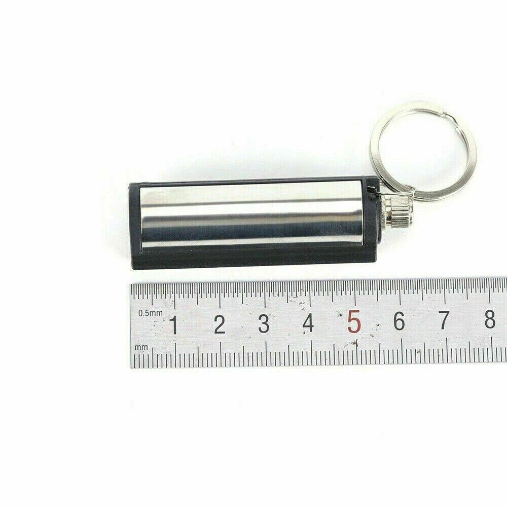 2x Outdoor Fire Starter Permanent Match Lighter Survival Tool Flint Keychain@