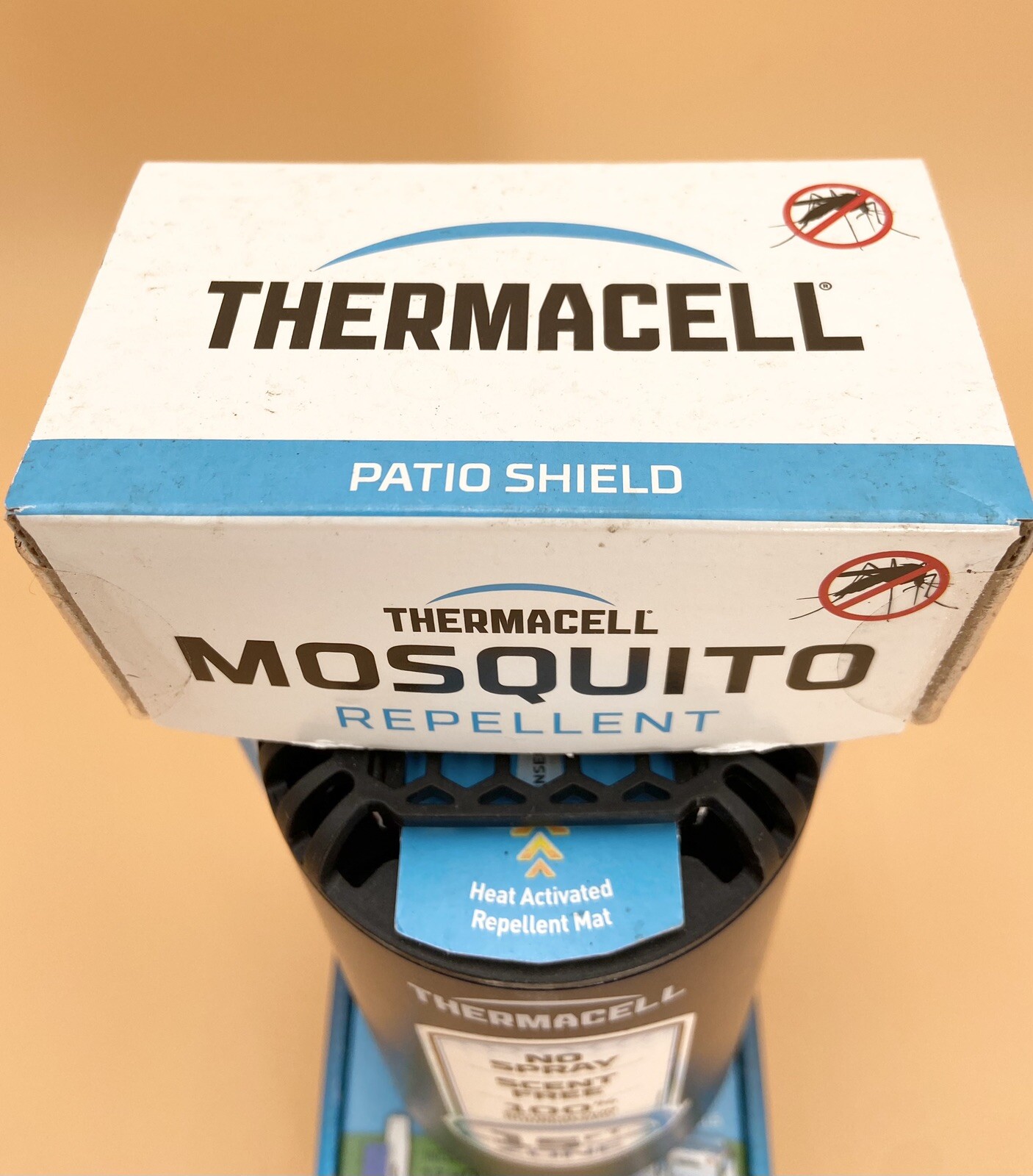 Thermacell Mosquito Repellent Patio Shield Midnight 15 Ft Zone, 12 Hour Refill.