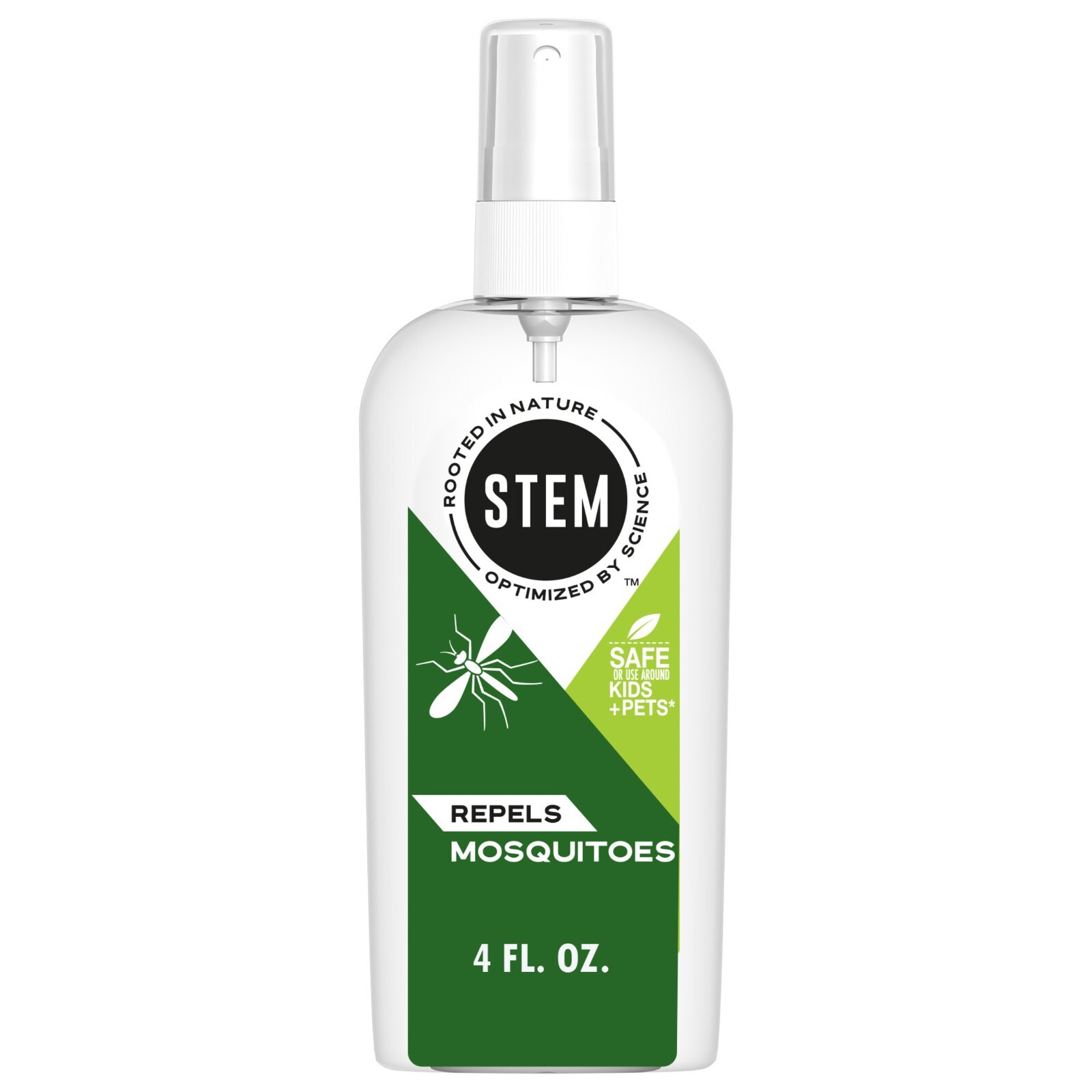 STEM Repels Mosquito Insect Repellent Bug Spray with Essential Oil, 4 fl oz