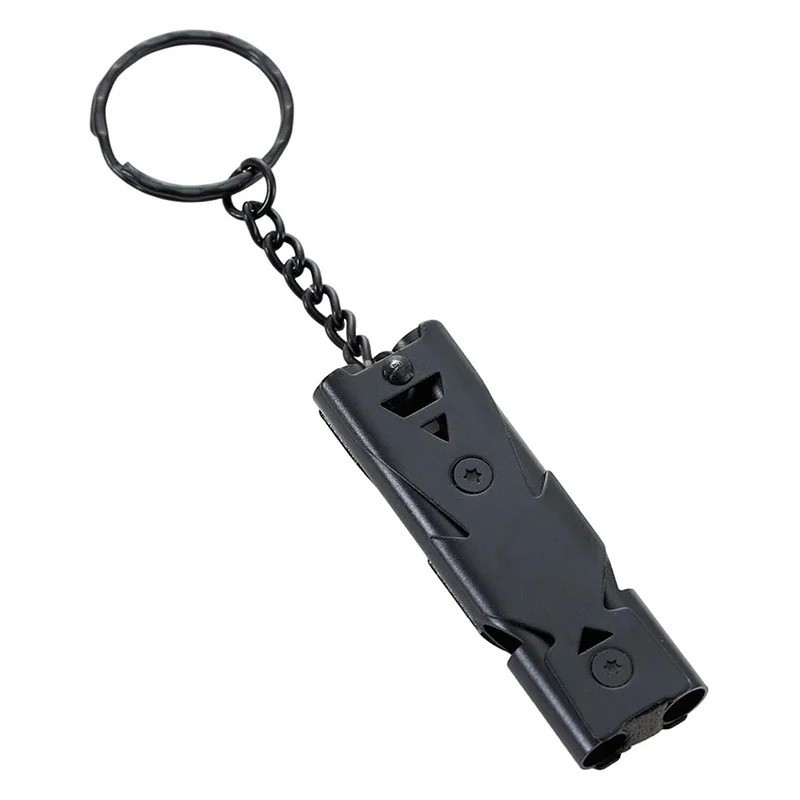 Aluminum Emergency Survival Whistle Loud Outdoor Camping Hiking Safety Tool