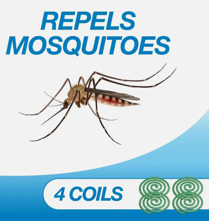 PIC Mosquito Coils 4 Pack NEW Outdoor Bug Repellent Patio Porch Camping Use