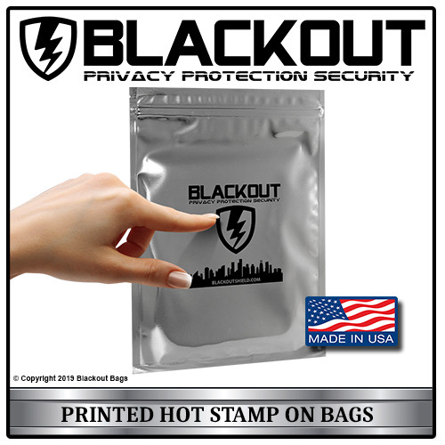 FARADAY CAGE EMP ESD BAGS 3 PC PHONE SIZE 5″ X 7″ ULTRA THICK By BLACKOUT
