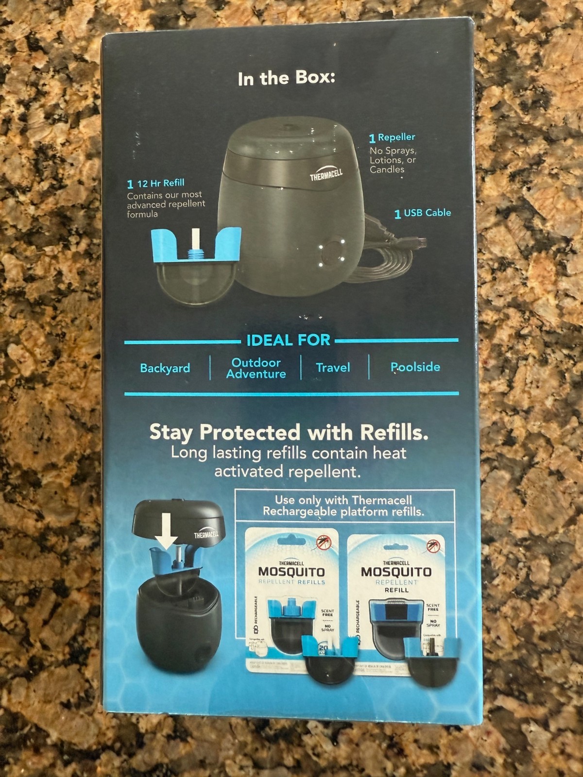 NIB Thermacell E55X Rechargeable Mosquito Repeller