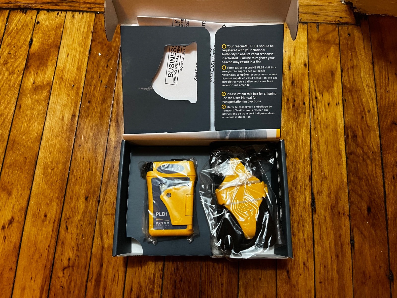 Ocean Signal Rescue Me PLB1 Personal Locator Beacon. BRAND NEW -EXPIRED JUL 2021
