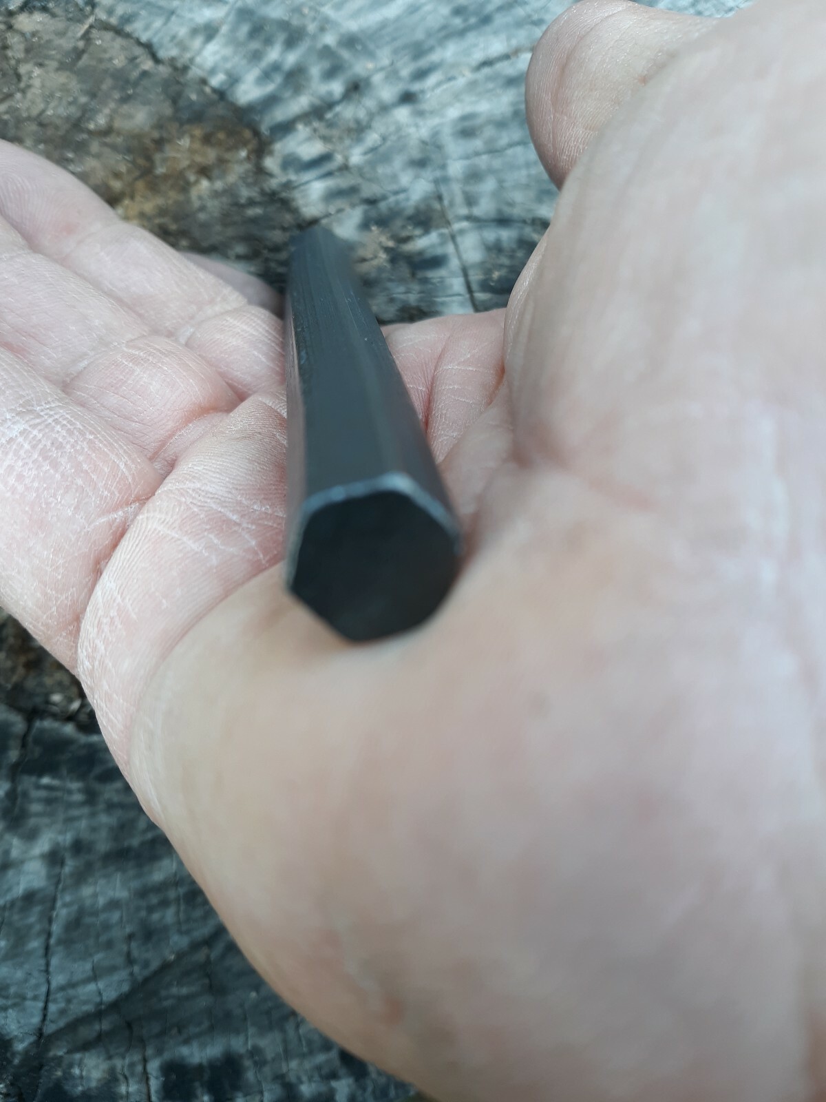 5″ x 1/2″ Hexagon Mischmetal Ferrocerium firesteel ferro rod “Chin-6-Gon.”