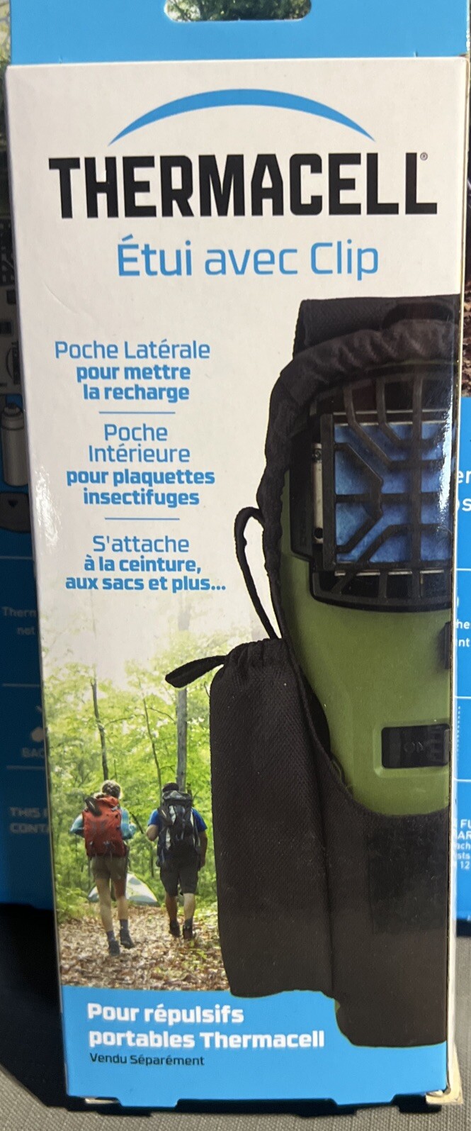 Thermacell Portable Mosquito Repeller, Plus Holster W/Clip, Black NEW In Box!