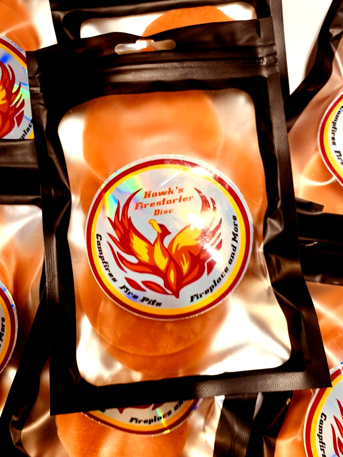 Hawk’s Fire Starters Burns up to 8 min or longer each disc/6