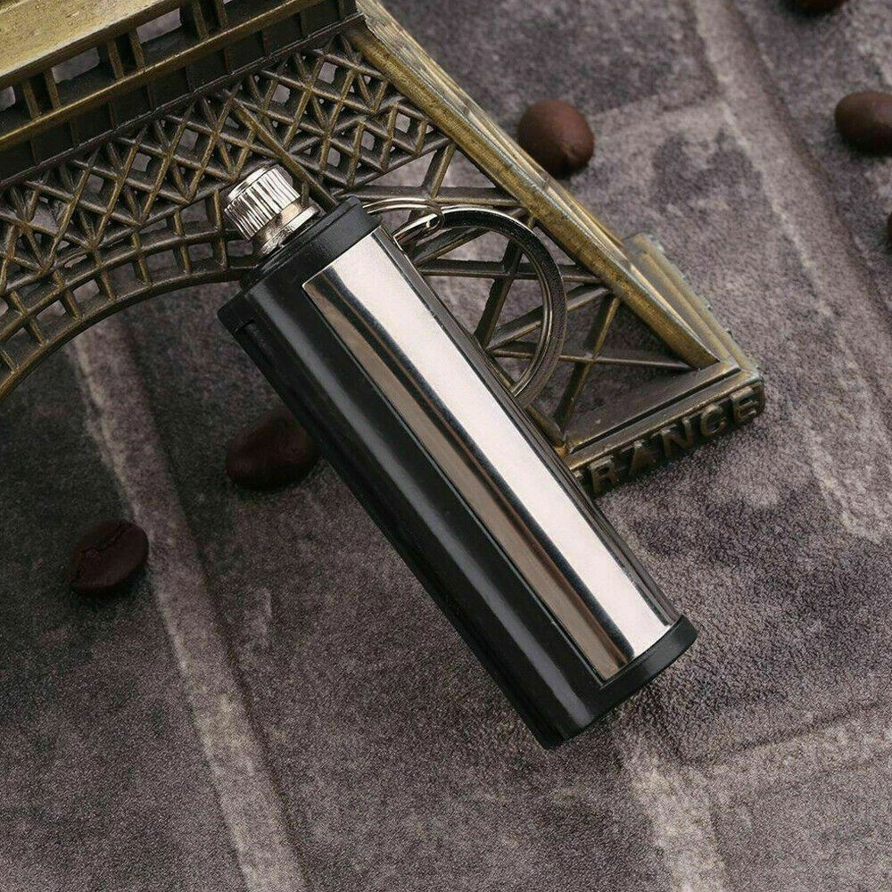 2x Outdoor Fire Starter Permanent Match Lighter Survival Tool Flint Keychain@
