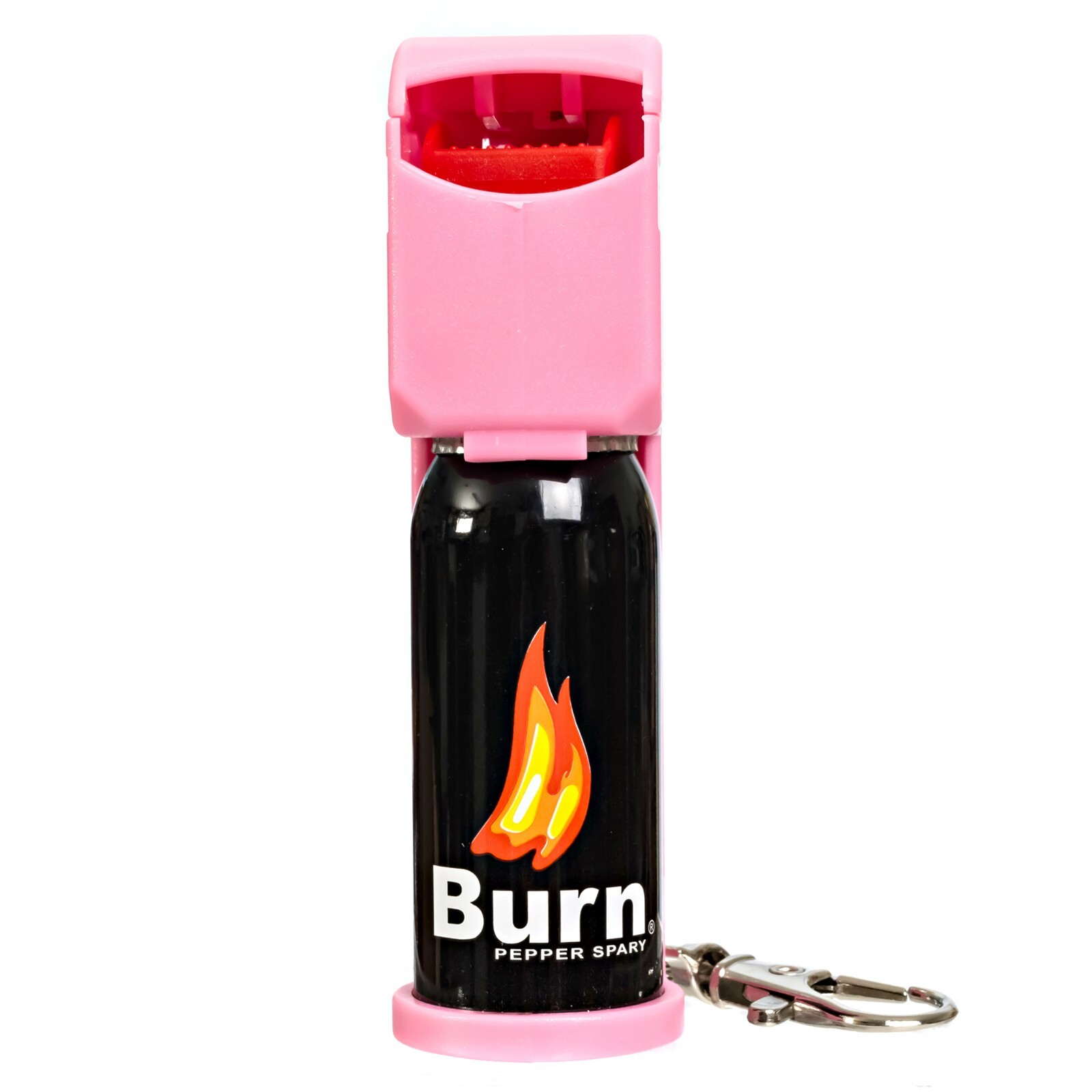 Pepper Spray for Women’s Self-Defense: 2-Pack BURN 1/2oz Pink Security Keychain