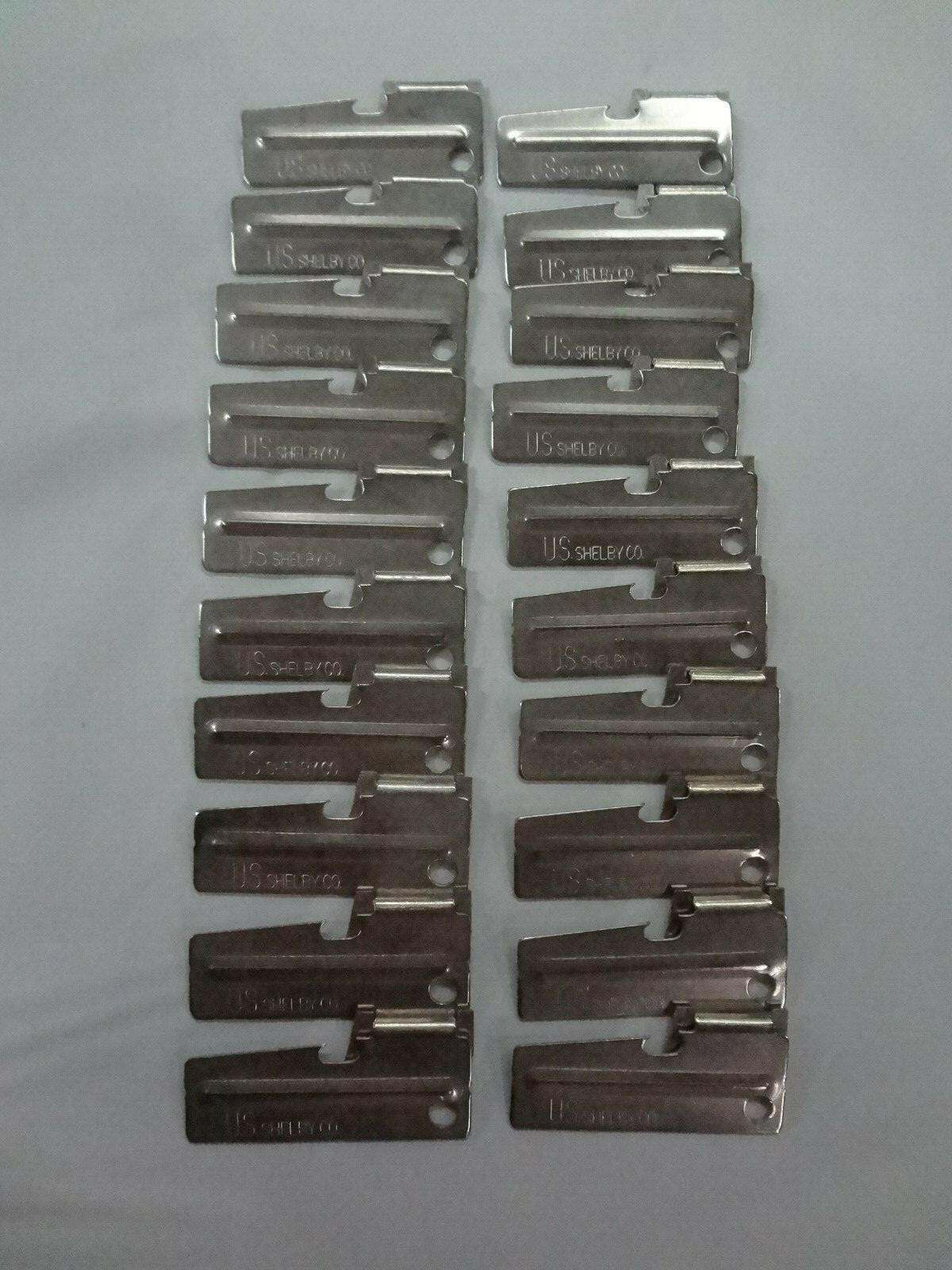 20pc Original Military Army Issue P-38 Survival Kit P38 Can Opener US Shelby NEW