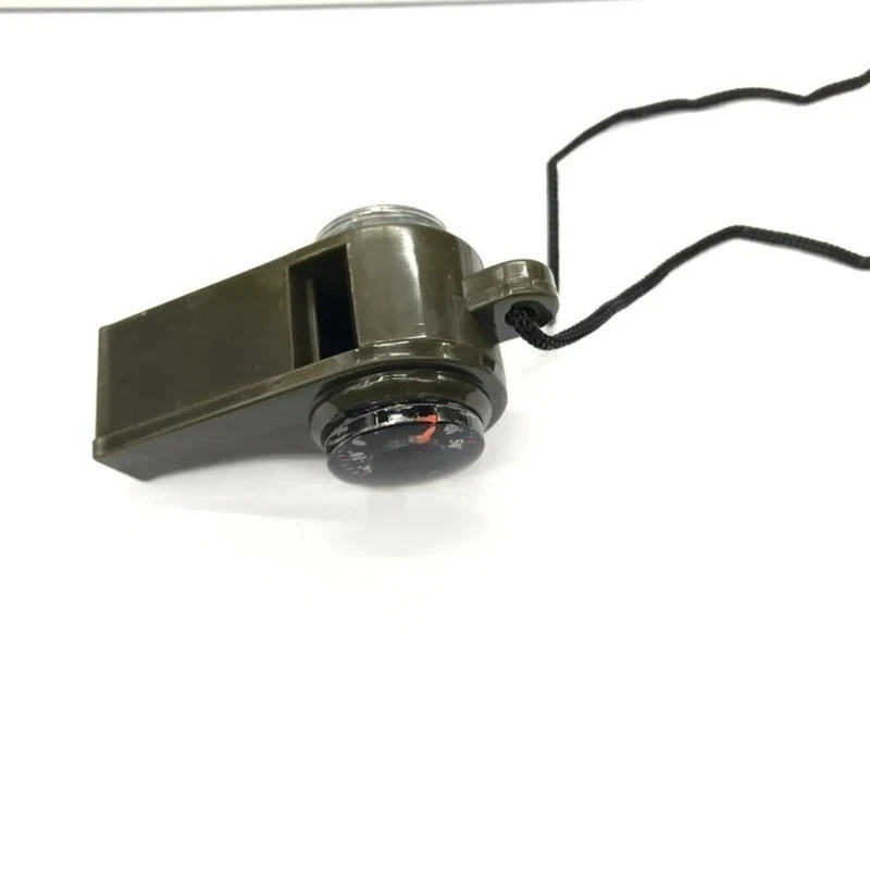 Outdoor Whistle Plastic Multifunctional 3-in-1 Whistle Survival Whistle Compass