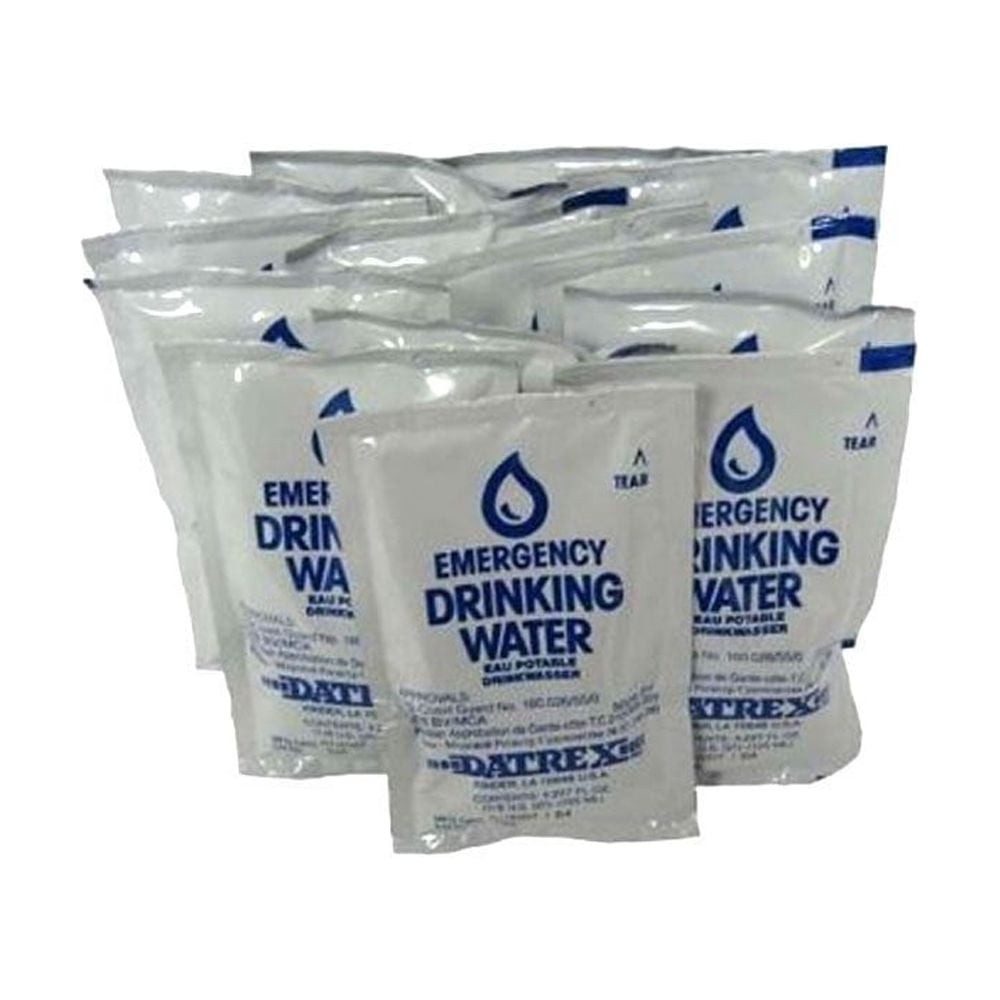 125-ml Emergency Disaster or Survival Water Pouch (Pack of 18)