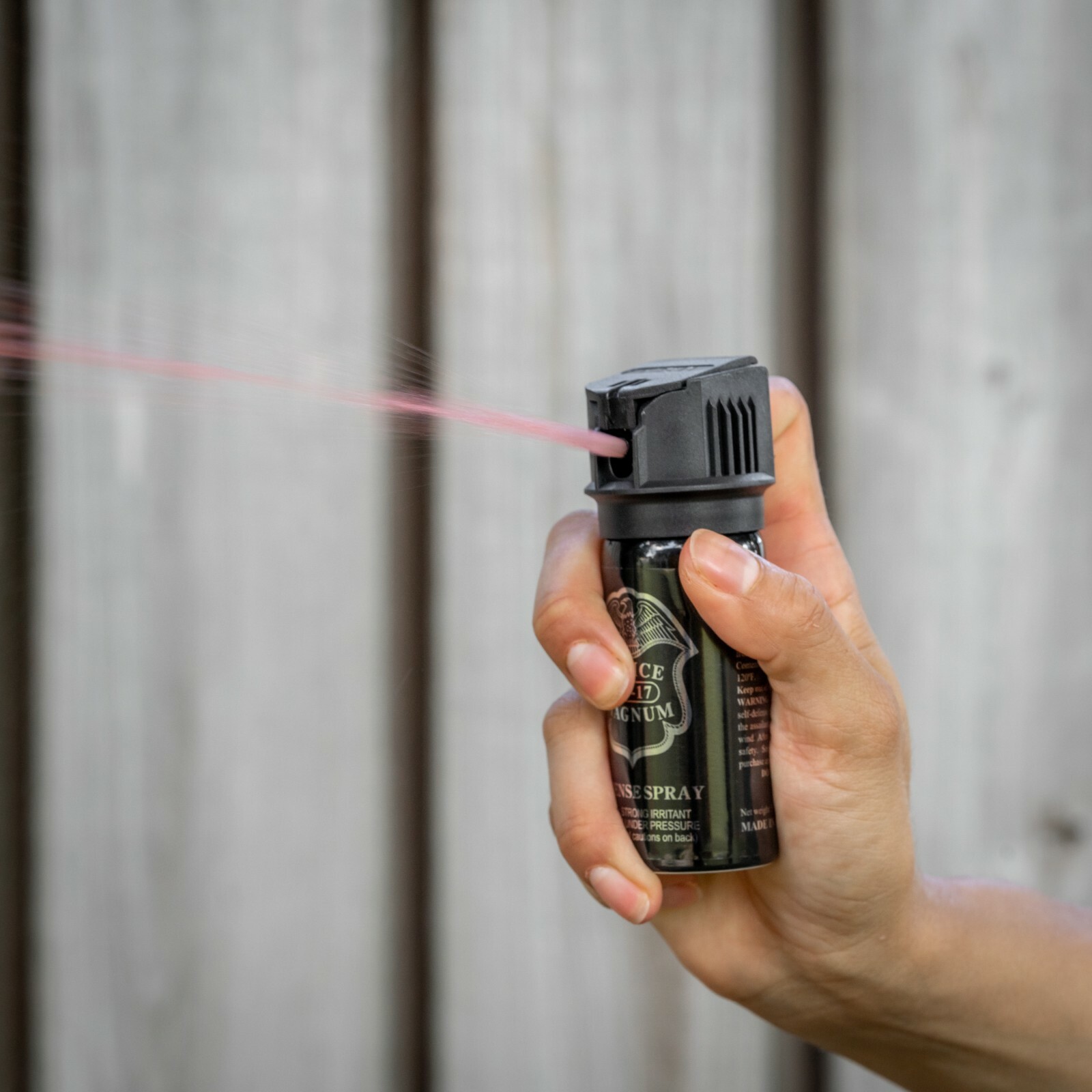 4 POLICE MAGNUM Pepper Spray Self defense 2oz FlipTop Fogger UV Dye Protection
