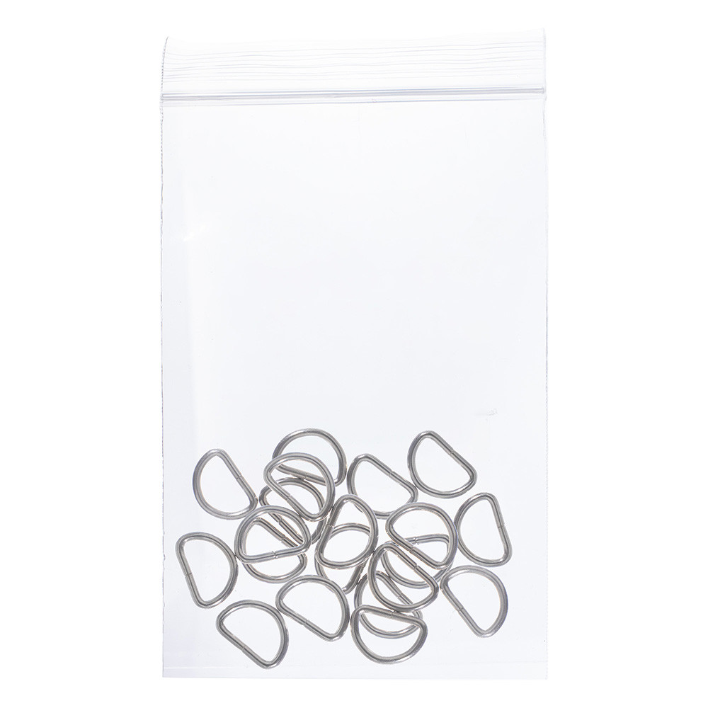 1/2 inch Silver Metal D-Ring – Use for Crafting and DIY – Multiple Pack Options