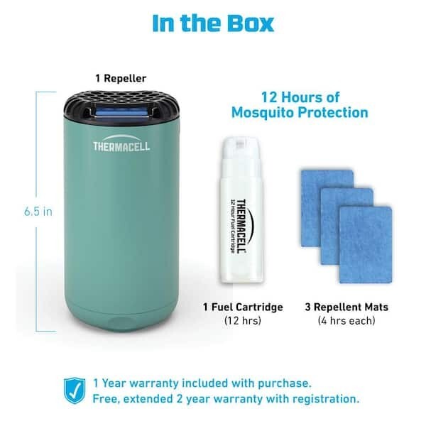 Thermacell Mosquito Repellent Patio Shield Midnight 15 Ft Zone
