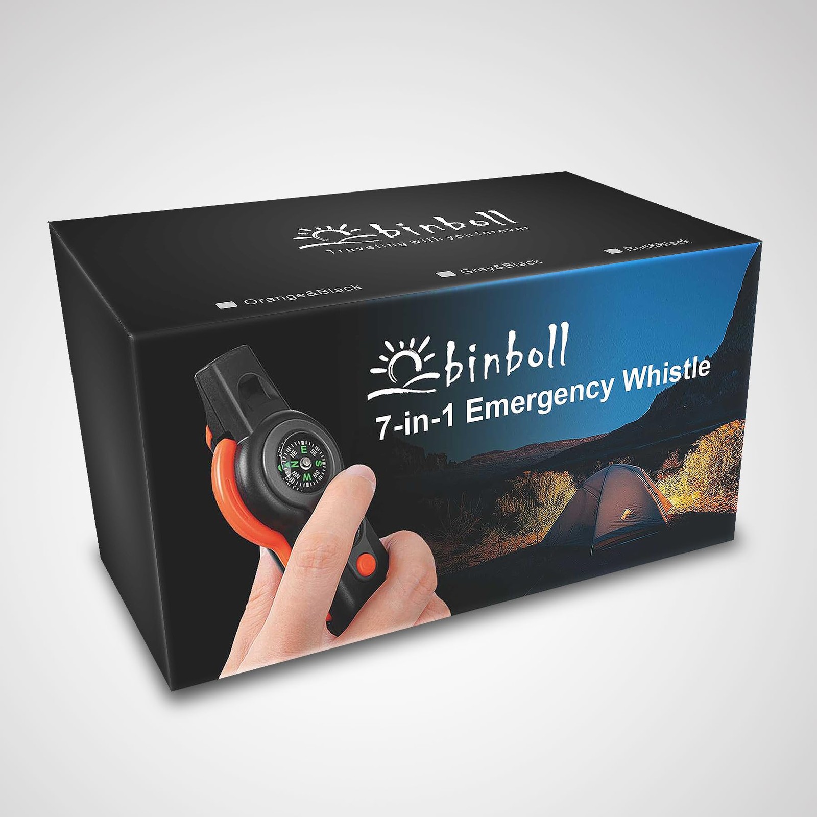 Emergency Survival Function Whistle, Outdoor Multifunctional Tool Safety Whis…