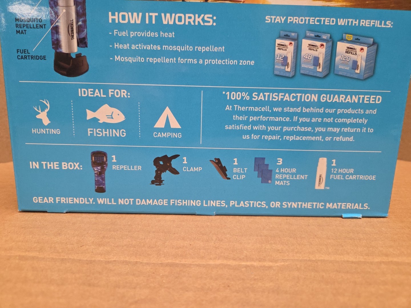 Thermacell Mosquito Repellent MR300 Repeller Mossy Oak Blue Marlin *NEW*