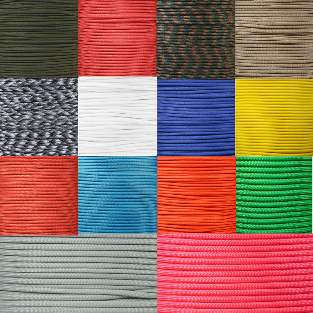 Paracord Planet | 750 Paracord Type IV | 10 Feet | 14 Color Options | USA Made |