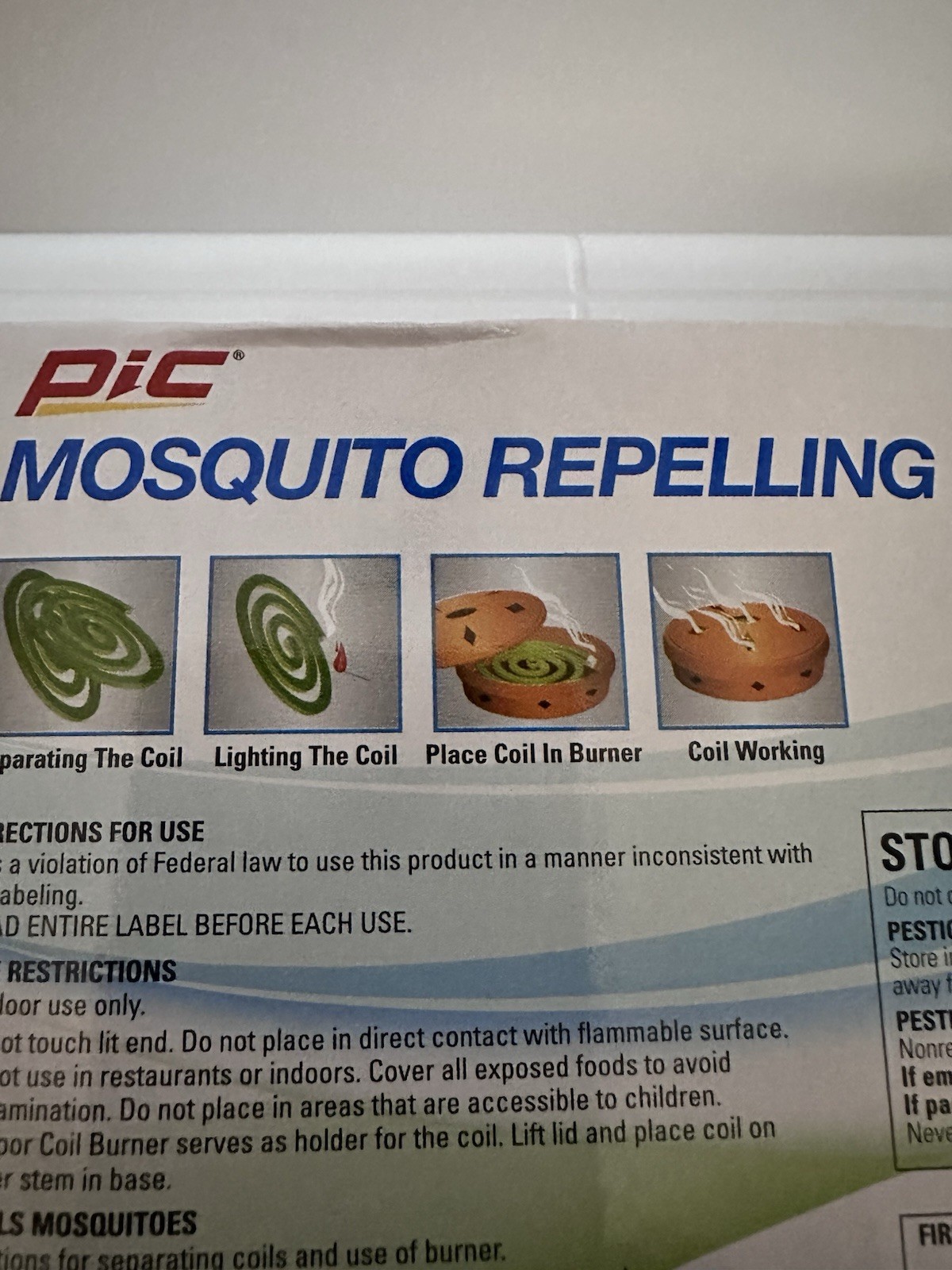 NEW Mosquito Repelling Terra Cotta Burning Dish W/ 4 Starters Citronella Scent