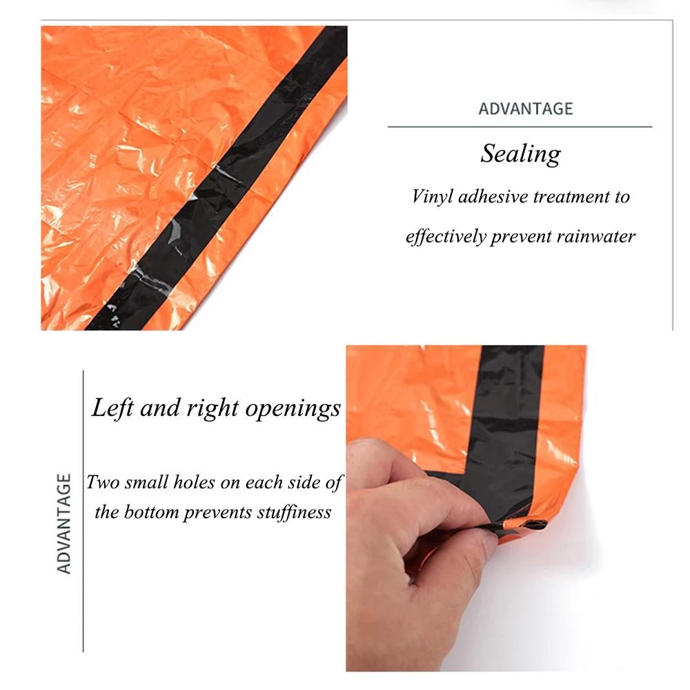 Portable Waterproof Emergency Survival Sleeping Bag Outdoor Edc Camping Gear the