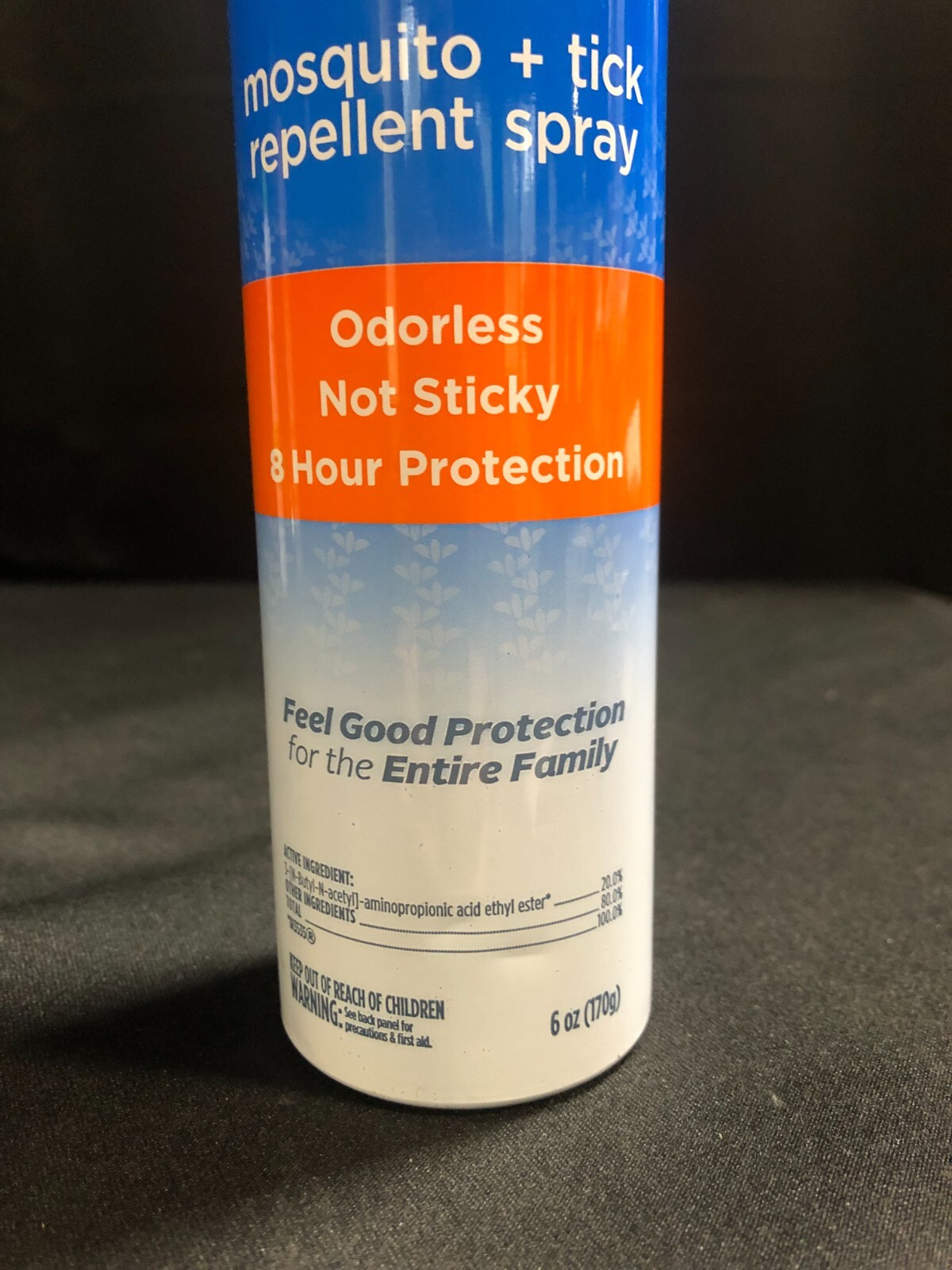 Zevo On-Body Mosquito + Tick Repellent Odorless Spray 6 Oz-8hr Protection