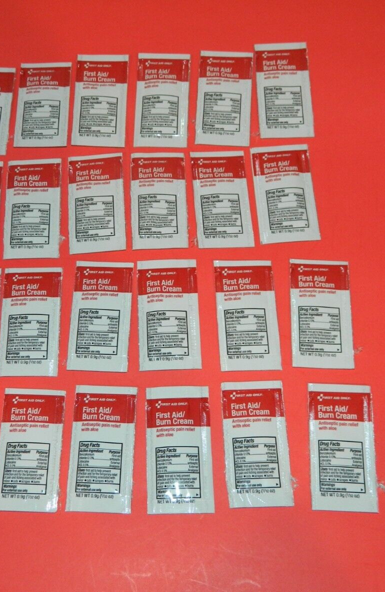 20 Burn Cream Packets Free Shipping First Aid