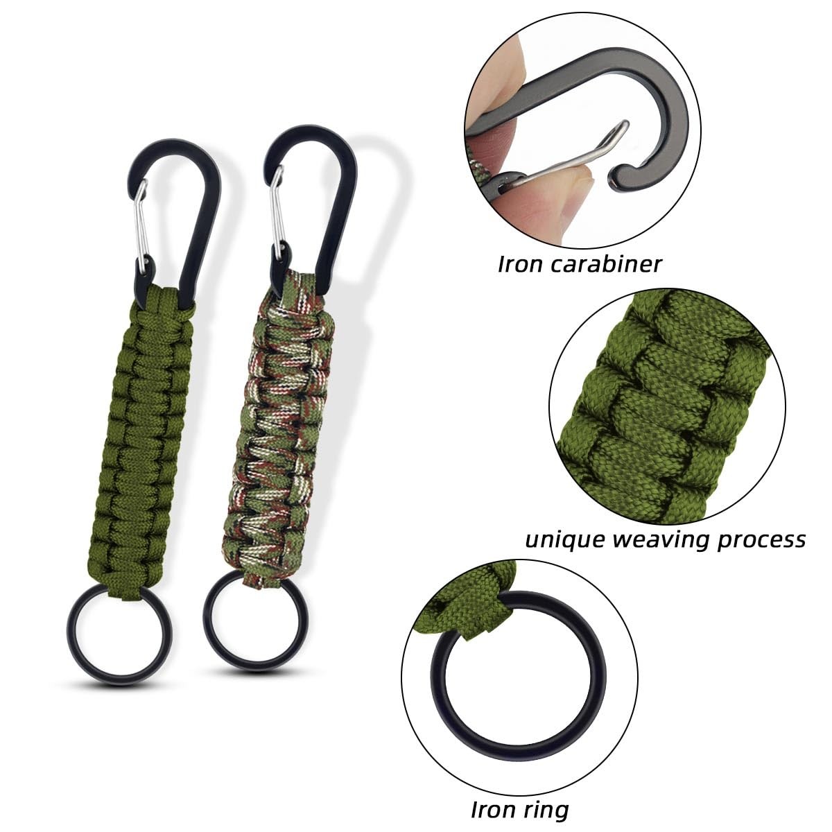 Military Green, Brown, Black, Navy Blue, Green Camouflage, Brown Camouflage