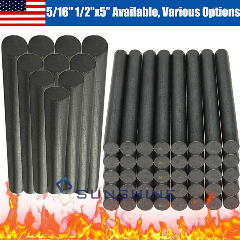 Ferrocerium 5/16″ 1/2”x5″ Flint Fire Starter Survival Magnesium Rod kit Lighter