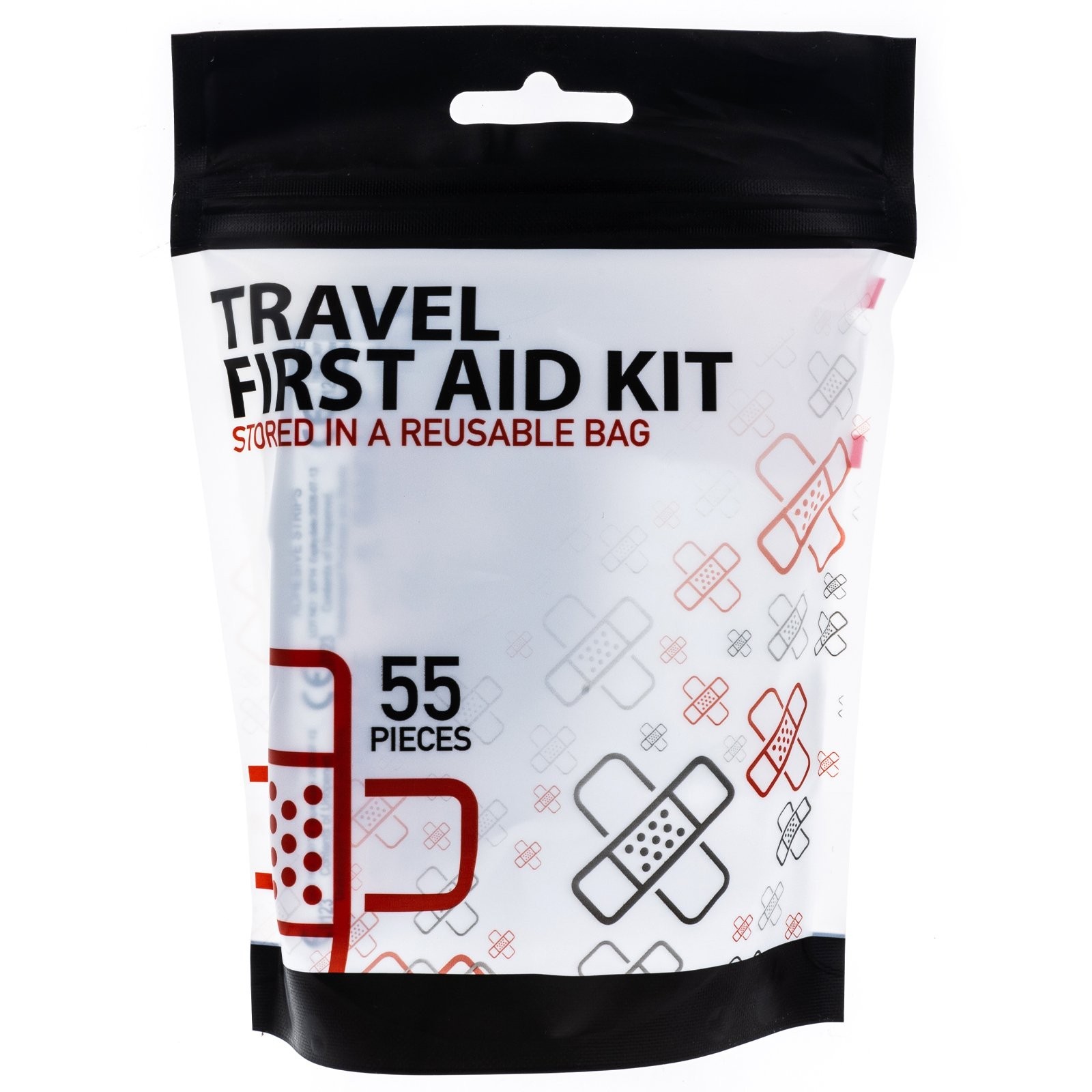ASR Outdoor 55pc Compact Travel First Aid Kit in Resealable Bag Camping Hiking