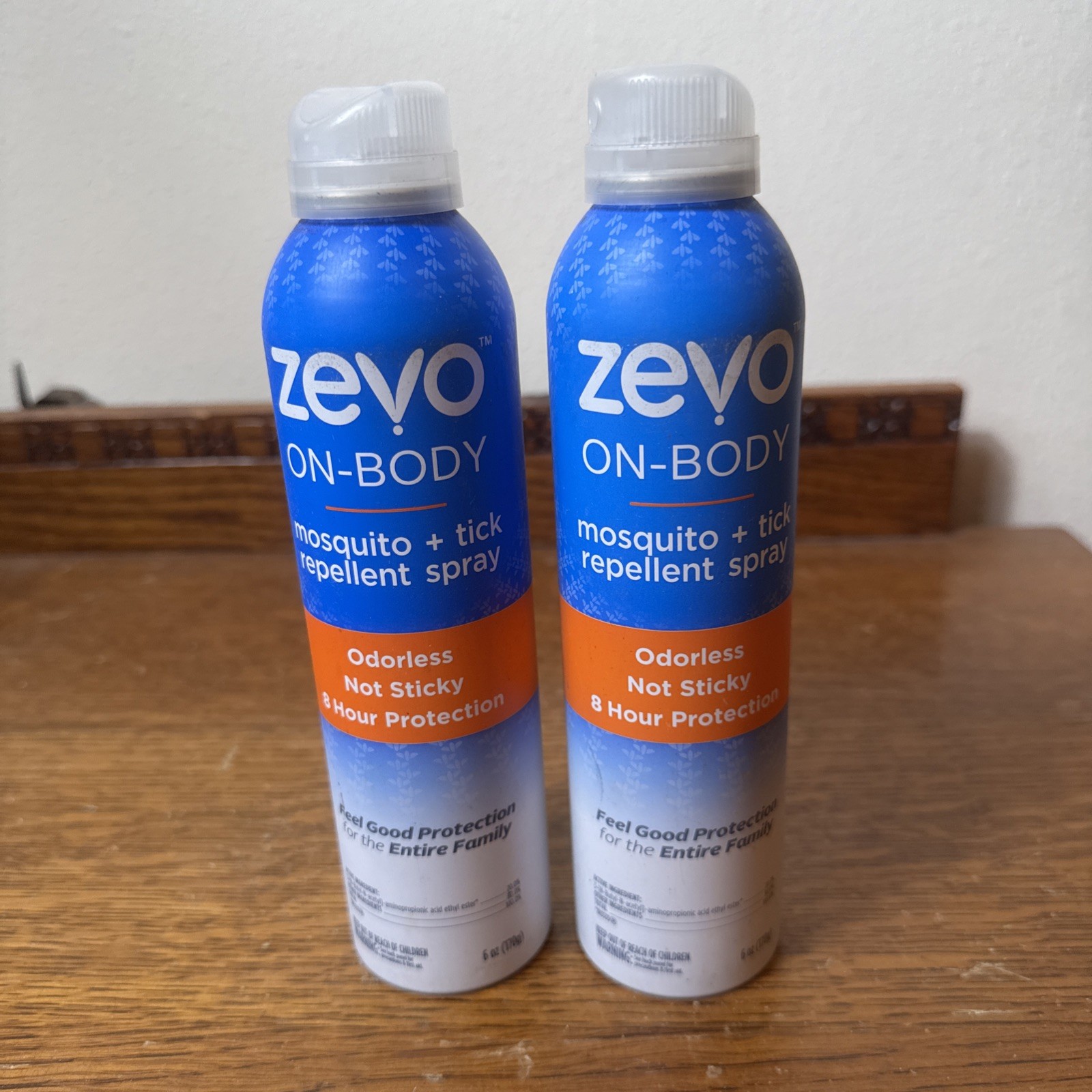 Zevo On Body Mosquito Repellent + Tick Repellent – Bug Spray, 6 Oz (2 PACK)