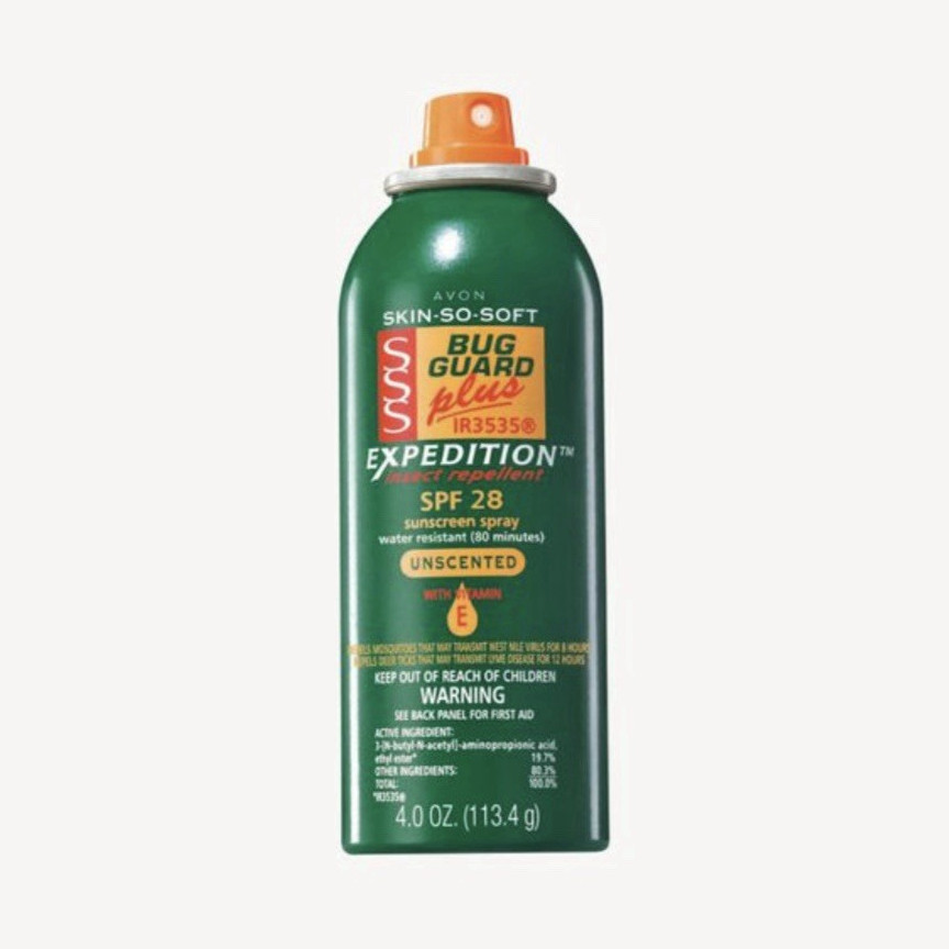 Avon Skin-So-Soft Bug Guard Plus Expedition IR3535 SPF 28 Spray 4 oz