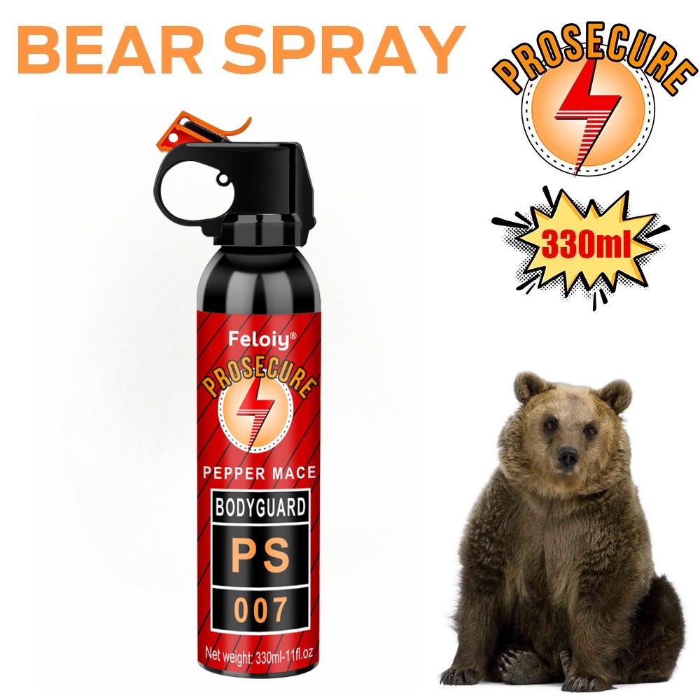 Feloiy Bear Spray Powerful Stream Strongest Legal Formula 11 Ounce 30 Ft