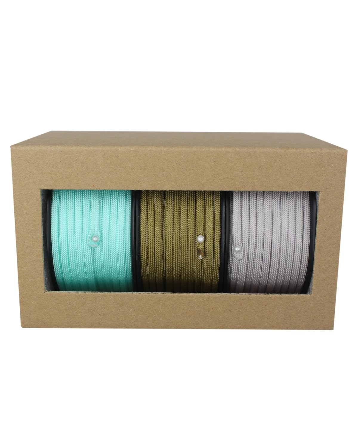 Multicolor Paracord Bulk Variety Pack Solid Color Paracord Supplies 9-Color