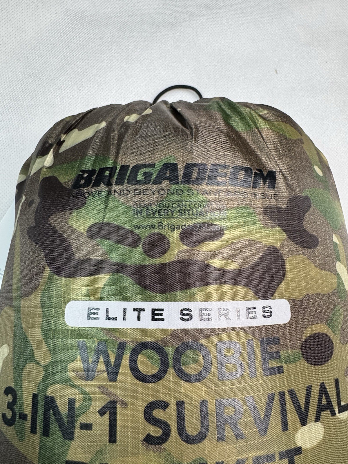 Brigadeqm Elite Series Woobie 3-in-1 Survival Blanket Camouflage NEW!