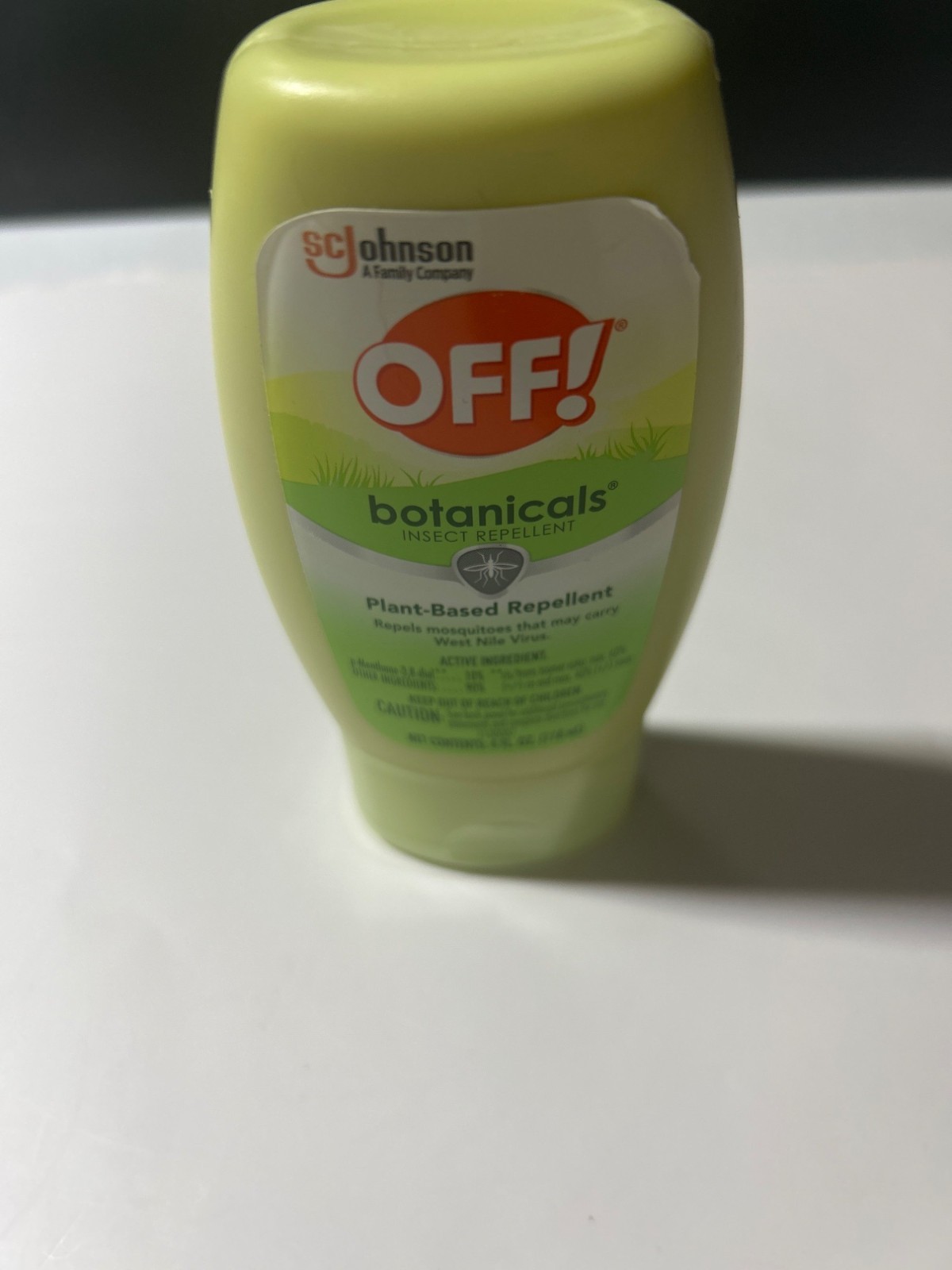 Off! Botanicals Plant-Based Insect Repellent Lotion 4 Fl Oz By SC Johnson