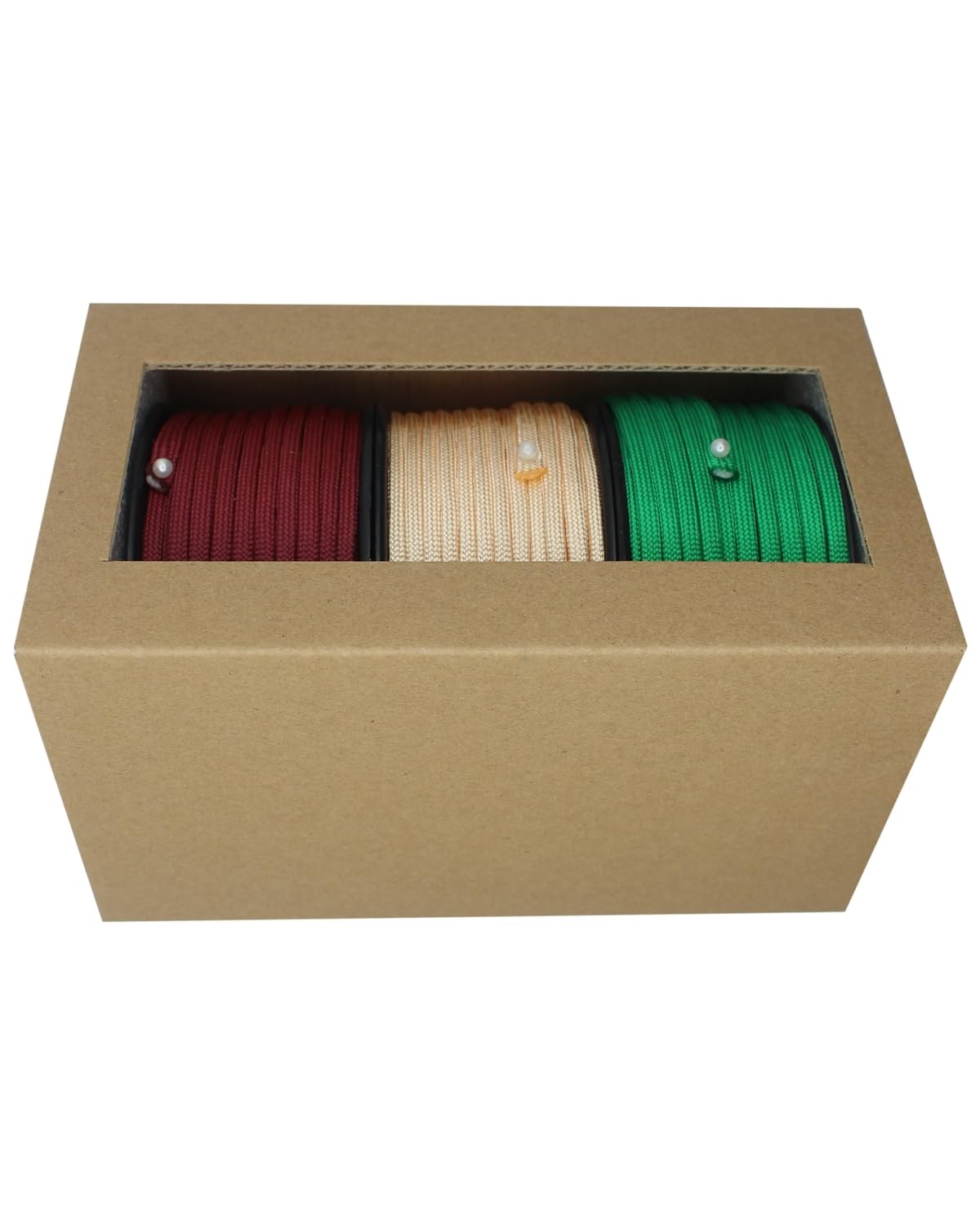 Multicolor Paracord Bulk Variety Pack Solid Color Paracord Supplies 9-Color