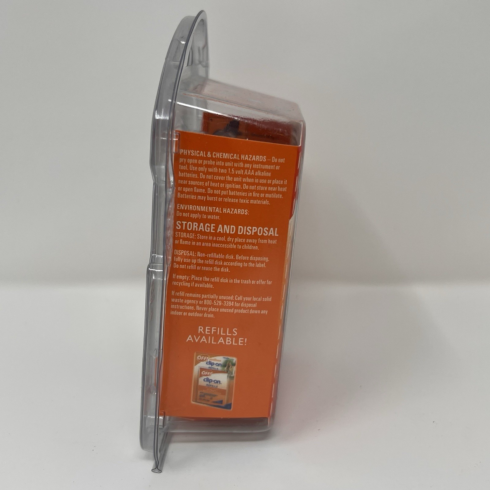 OFF! Clip-On Mosquito Repellent Battery Operated Starter Unit Sealed 2010