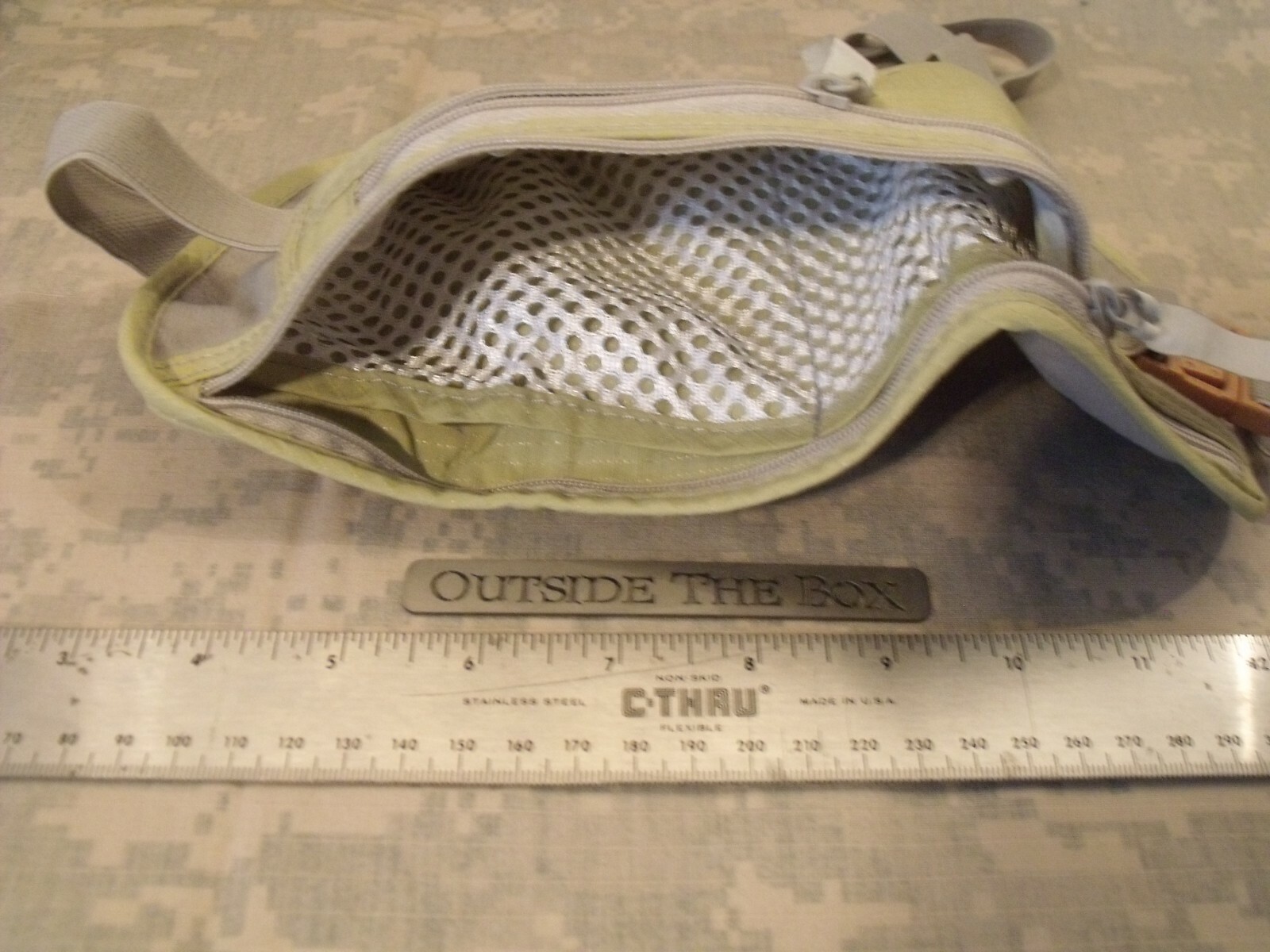 Emergency/Survival – Travel Pouch: (2) Zipper Pockets, Soft, Elastic Waistband