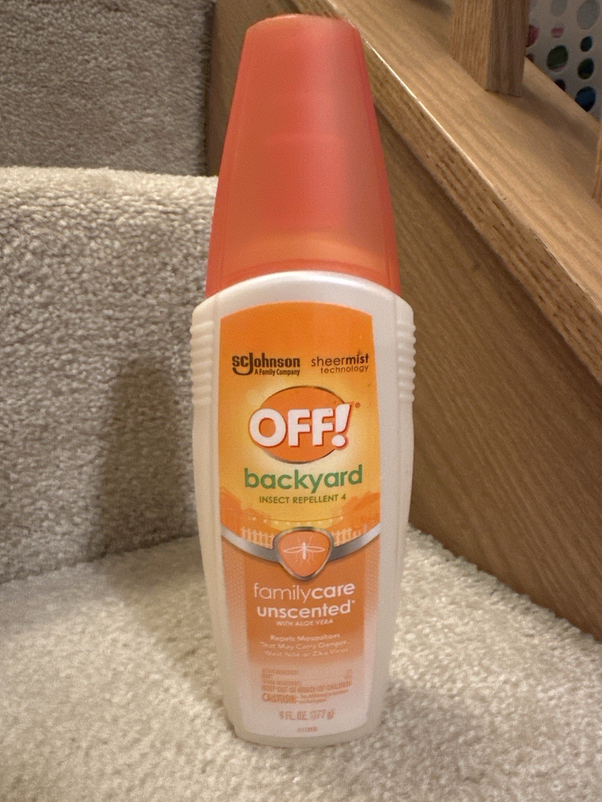 Off! Backyard Insect Repellent 4 Familycare Unscented Aloe Vera 9 oz
