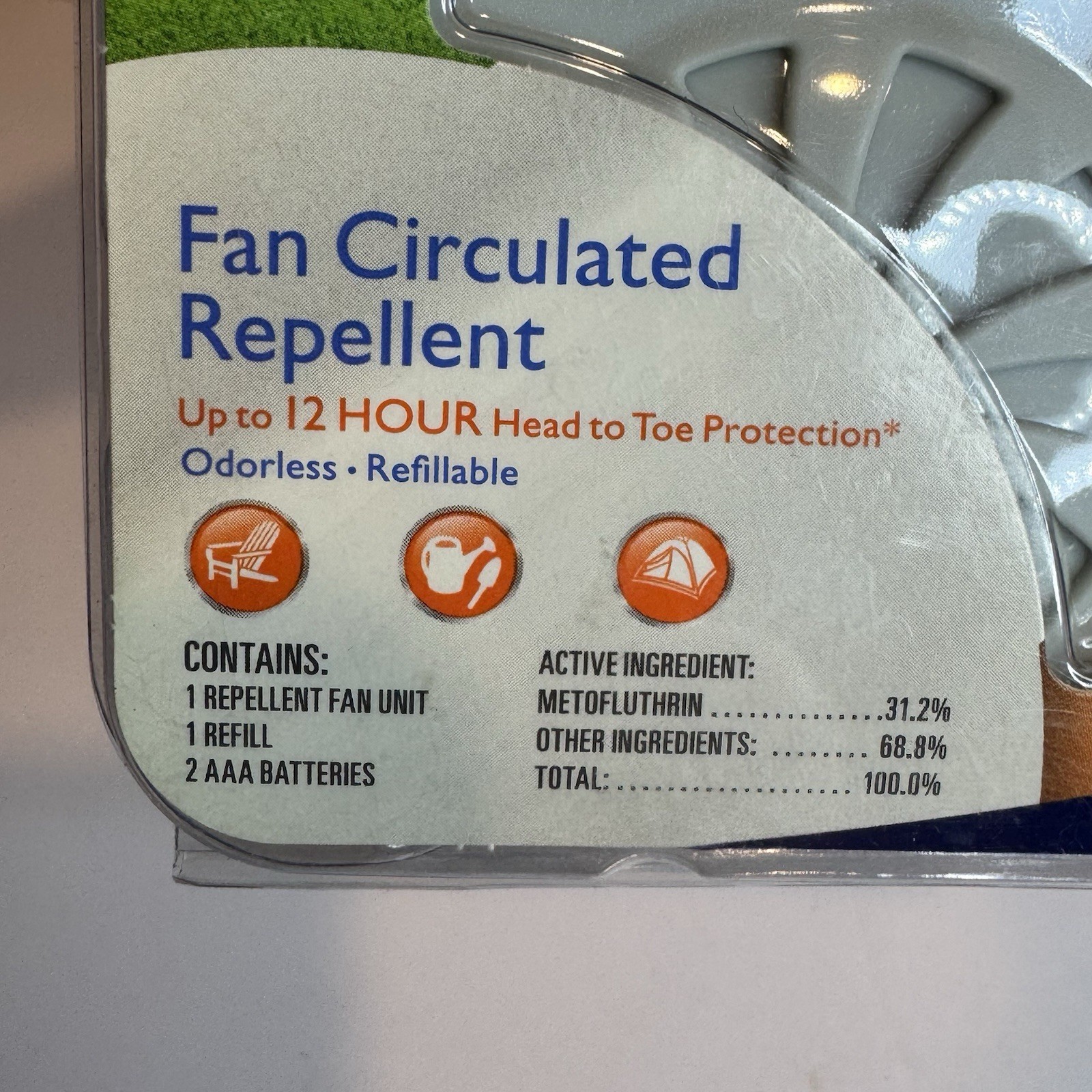 OFF! Clip On Mosquito circulated Repellent Fan Starter Unit Discontinued NEW NOS