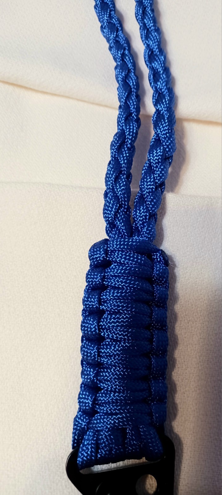 2 Heavy Duty Paracord Lanyard Necklace Braided 550 Keychain 22″ (Approx)