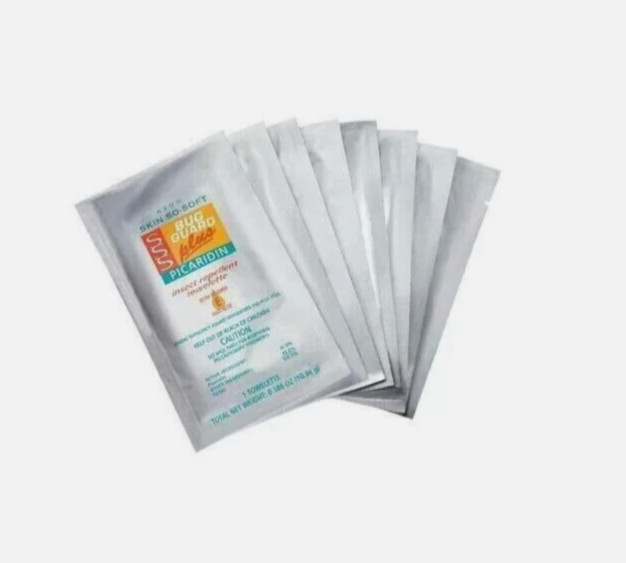 Avon Skin So Soft Bug Guard plus picaridin towelettes wipes insect repellent
