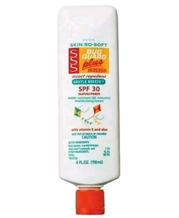 Avon Skin So Soft Bug Guard Plus Gentle Breeze® SPF 30 Lotion 4 oz. NOS