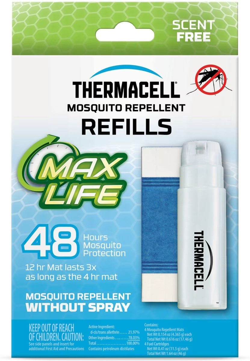 Thermacell Mosquito Repellent Refills 4 Cartr; Compatible with Any Fuel-Powered