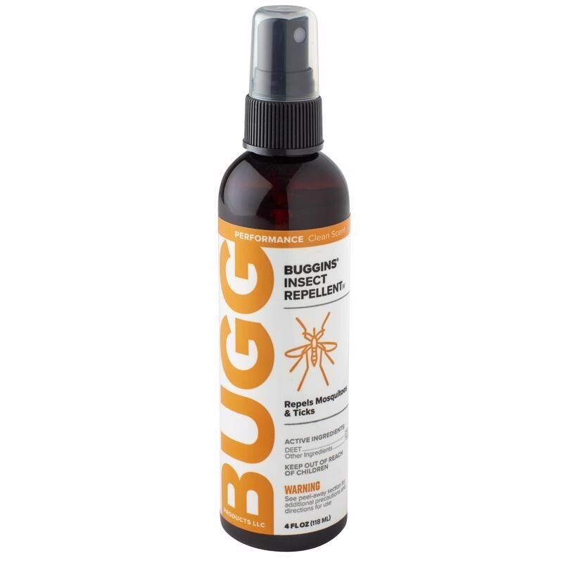 Bugg Buggins Insect Repellent IV Repels Mosquitoes & Ticks Liquid Spray 4 fl oz